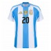 Camisa de time de futebol Argentina Alexis Mac Allister #20 Replicas 1º Equipamento Copa America 2024 Manga Curta